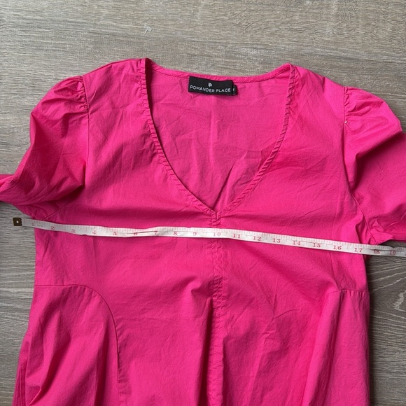 Tuckernuck Pomander Place Easton Blouse Pink Small - Picture 9 of 10